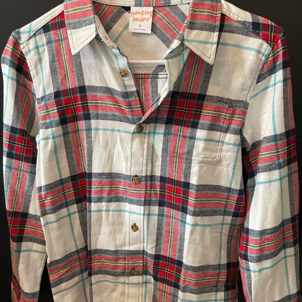 Jumping Beans Men's Multicolor Plaid Shirt